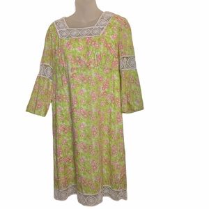 Lilly Pulitzer Tunic Lush Green Ditsy Daisy Dress